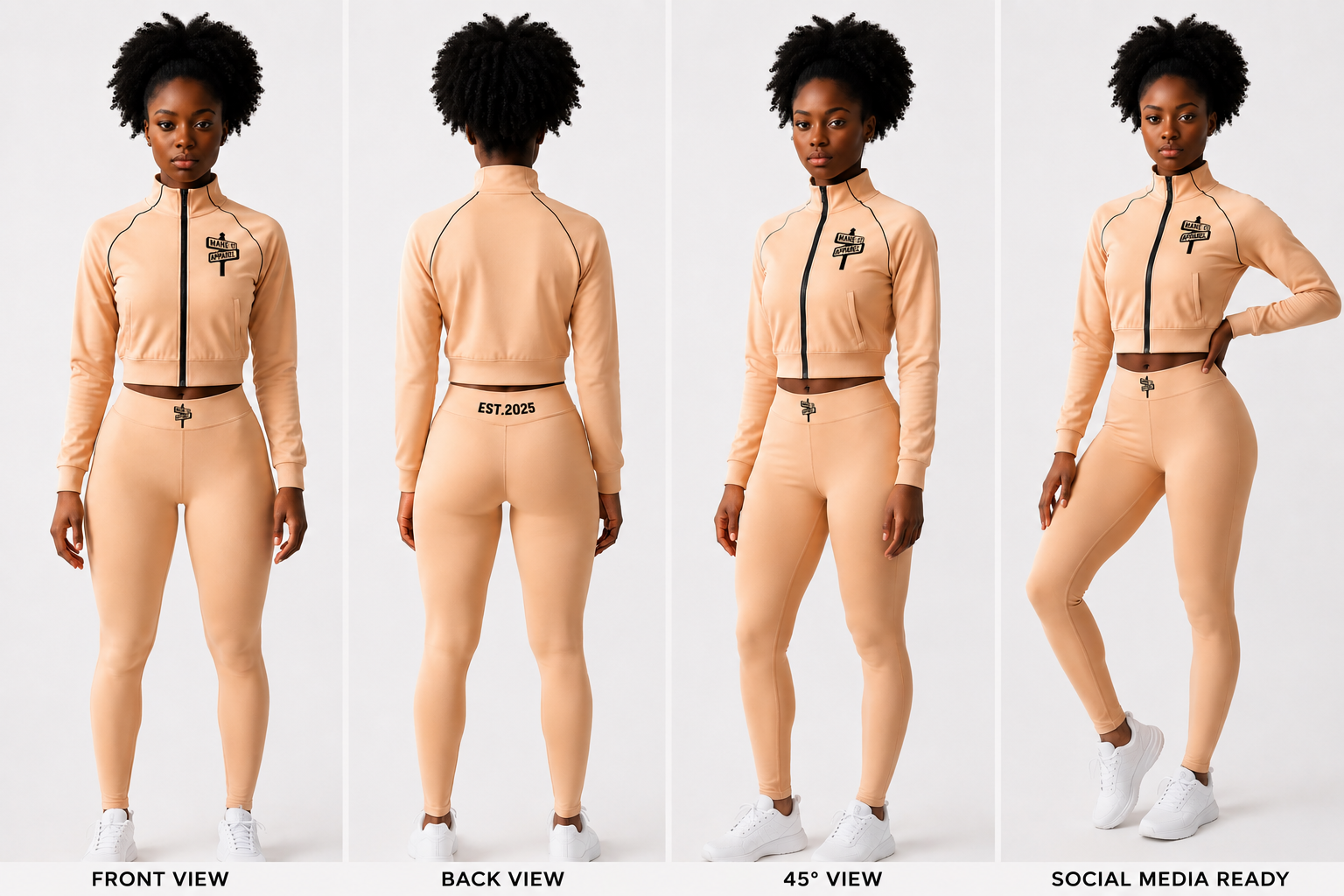 Mane St. Apparel Women's Track Set